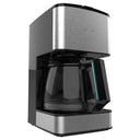 Cecotec - Shiny Aluminium Coffee Maker for 9 Cups, Ergonomic Handle, Silicone Seal