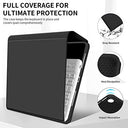 Kenke - Lightweight Keyboard Case for iPad 9.7" with Detachable Wireless Keyboard, Pencil Holder, Black