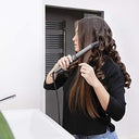 Cecotec - 2-in-1 Hair Straightener & Curling Iron, Titanium Coating, Touchscreen, Fast Heating