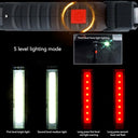 Plyisty - 2 Pack Rechargeable LED Work Lights with Magnetic Base, 360° Rotation, 180° Foldable