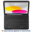 Easyacc - German QWERTZ Keyboard Case for iPad 10.9" 2022, Bluetooth, Protective, Pen Holder