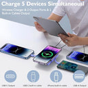 Yiisonger - Magnetic 10000 mAh Wireless Power Bank with Quick Charge & LED Display
