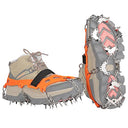 Enhance your winter adventures with Bluever's 32 Teeth Ice Traction Cleats. Perfect for walking, hiking, climbing, and fishing. Stay safe on icy surfaces! Keywords: ice traction cleats, anti-slip, winter hiking