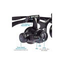 SPEFMODD - LED Headband Magnifier with 10X-25X Magnification for Precision Work