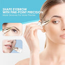 Vogcrest - 2-in-1 Rechargeable Eyebrow Trimmer & Facial Hair Remover with LED Light