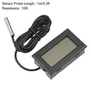 Uxcell - Digital Thermometer -50 to 110°C, 10K Temperature Gauge, 1m NTC Probe