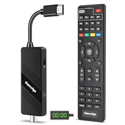 OWERSLYN - 2024 HD TDT Tuner DVB-T2 HDMI CEC Dongle Receiver 1080P H.265