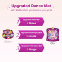 Rodzon - Kids Dance Mat with Built-in LED, Music, and Challenge Modes