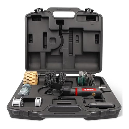 STIER - 17-Piece Multi-Grinder Set With Plug-In Nipple And Versatile Attachments