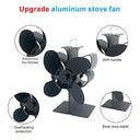 Baaroo - 4-Blade Non-Electric Stove Fan for Efficient Heat Distribution