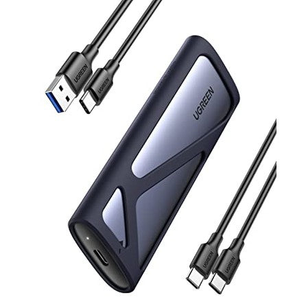 UGREEN - Tool-Free NVMe & SATA M.2 Enclosure, USB C 3.2 Gen2, UASP Compatible