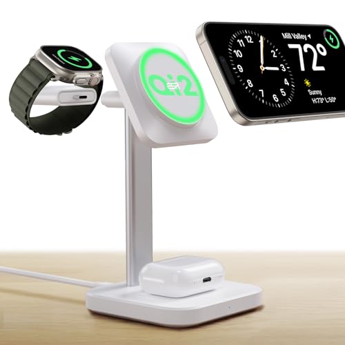 ESR - Qi2 3 In 1 Wireless Charging Station for iPhone, Apple Watch & AirPods