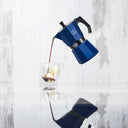 Cecotec Cumbia Mokclassic 300 Blue Aluminium Espresso Maker for 3 Cups - Easy to Clean