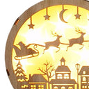 Ujeavette - Luminous Wooden Christmas House, Creative Home Decor, Quality Wood