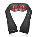 Experience Snailax Shiatsu Neck and Back Massager with heat for deep kneading relief. Perfect for home or office use, ideal gifts for Dad. Keywords: neck massager, back massager, shiatsu massage