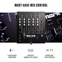 Numark - M6 USB 4-Channel DJ Mixer with Built-In Audio Interface
