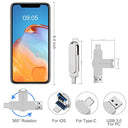 Shznjxd Usb Flash Drive 512Gb - 3 In 1 For Phone, Pc & Backup