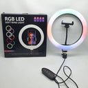 Generic Rgb Led Ring Light With Metal Tripod Stand For Live Streaming