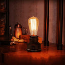 Xihome - Vintage Industrial Desk Light with Alloy Metal and Water Pipe Design