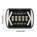 Brilluxa - 6000K H4 LED Headlight, 21000LM, IP67 Waterproof, Jeep Compatible