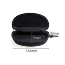 Laofiney - Large Waterproof Sunglasses Case with Hard EVA, Zipper Closure, Includes Cleaning Cloth
