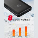 Kemimoto - 10000mAh Power Bank for Heated Vests, Ultra-Compact & Portable