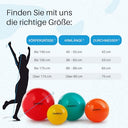 Pezziball - Original Gymnastics Ball 42-75 cm, Robust PVC, Max Load 400 kg