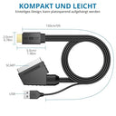 Autoutlet - 150 cm Scart to HDMI Converter, 1080P, Supports 16:9/4:3, PAL/NTSC