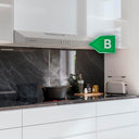 Cecotec 60 cm Wide Bolero Flux CM 602200 Stainless Steel Hood - High Suction Power