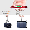 Freetoo - Portable Digital Luggage Scale with Tare Function, 110 lb Capacity