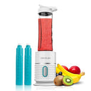 Blend smoothies effortlessly with the Cecotec Portable Glass Blender. Features 500W power, 4 titanium blades, and 2 leak-proof cups. Perfect for on-the-go!