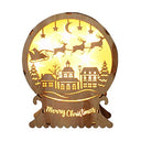 Luminous Wooden Christmas House by Ujeavette - Quality Decor