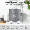 Vintoney - 500ML Cool Mist Humidifier with Night Light, Auto-Off, Whisper-Quiet