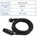Bqweun - 5m Solar Connection Cable for Balcony Power Plant, Schuko to EU Socket