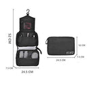 Youbami - Hanging Toiletry Wash Bag with Hook, Water-Resistant, Compact Design