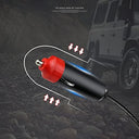 Ihreesy - 12V Car Heater Defroster with 360° Rotation & Fast Heating 150W