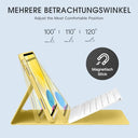 Laetass - iPad 10 Case with Magnetic Keyboard, Auto Sleep/Wake, German QWERTZ