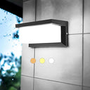 AMZ - Modern LED Wall Mounted Outdoor Sconce Light, 3 Colors, 24W
