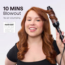 Wavytalk - Updated Thermal Brush for Blowout Look, Ionic, Dual Voltage, Easy to Use