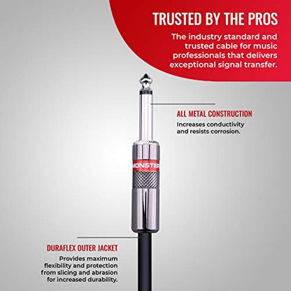 Monster - Prolink Classic 12FT Instrument Speaker Cable with Superior Signal Transfer