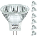 GU4 Halogen 20W MR11 Bulbs - Dimmable Warm White 2800K, 6 Pack
