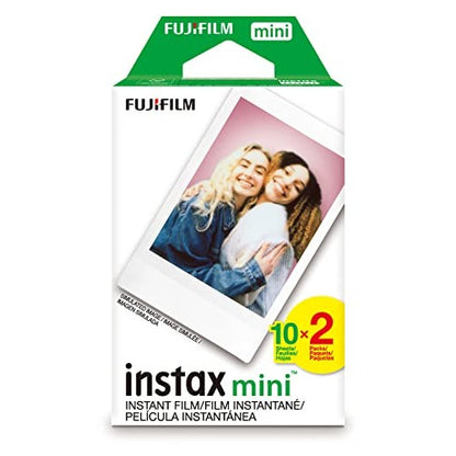 FUJIFILM - Instax Mini Instant Film Twin Pack, 20 Photos White