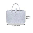 Hrippy - Large Capacity Felt Shopping Bag, Reusable, Ideal for Grocery & Travel