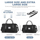 Hyc - Stylish Travel Duffel Bag with Durable Fabric, Spacious Design, and Versatile Use