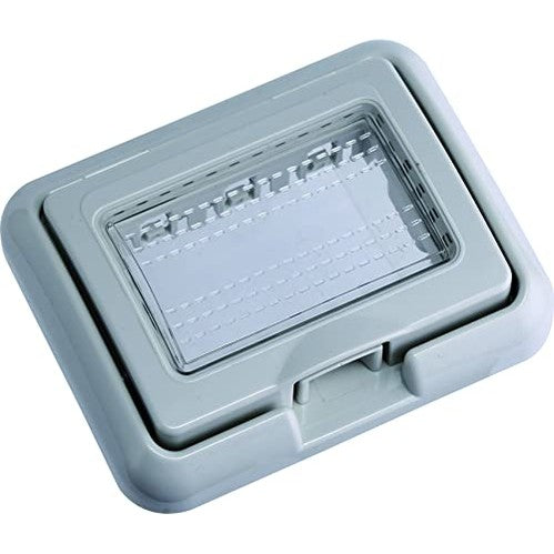 Waterproof cover plate for 3M Hydrobox designed for three modules with IP55 rating compatible with Matix series