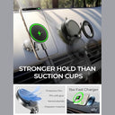 Lisen - 15W Fast Charging MagSafe Car Mount Charger for iPhone 15 Pro Max