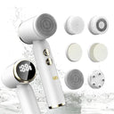 Experience the La Saint Belle Electric Facial Cleansing Brush with 6 brush heads, IPX6 waterproof design, and LCD display. Perfect for deep cleansing and exfoliation!