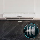 Cecotec 60 cm Wide Bolero Flux CM 602200 White Extractor Hood - High Suction Power