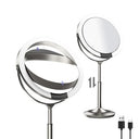 TushengtU Lighted Makeup Mirror - 10X Magnification & 360° Rotation