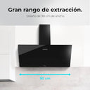 Cecotec Decorative Hood 90 cm Bolero Flux DM 906500 - Powerful Suction